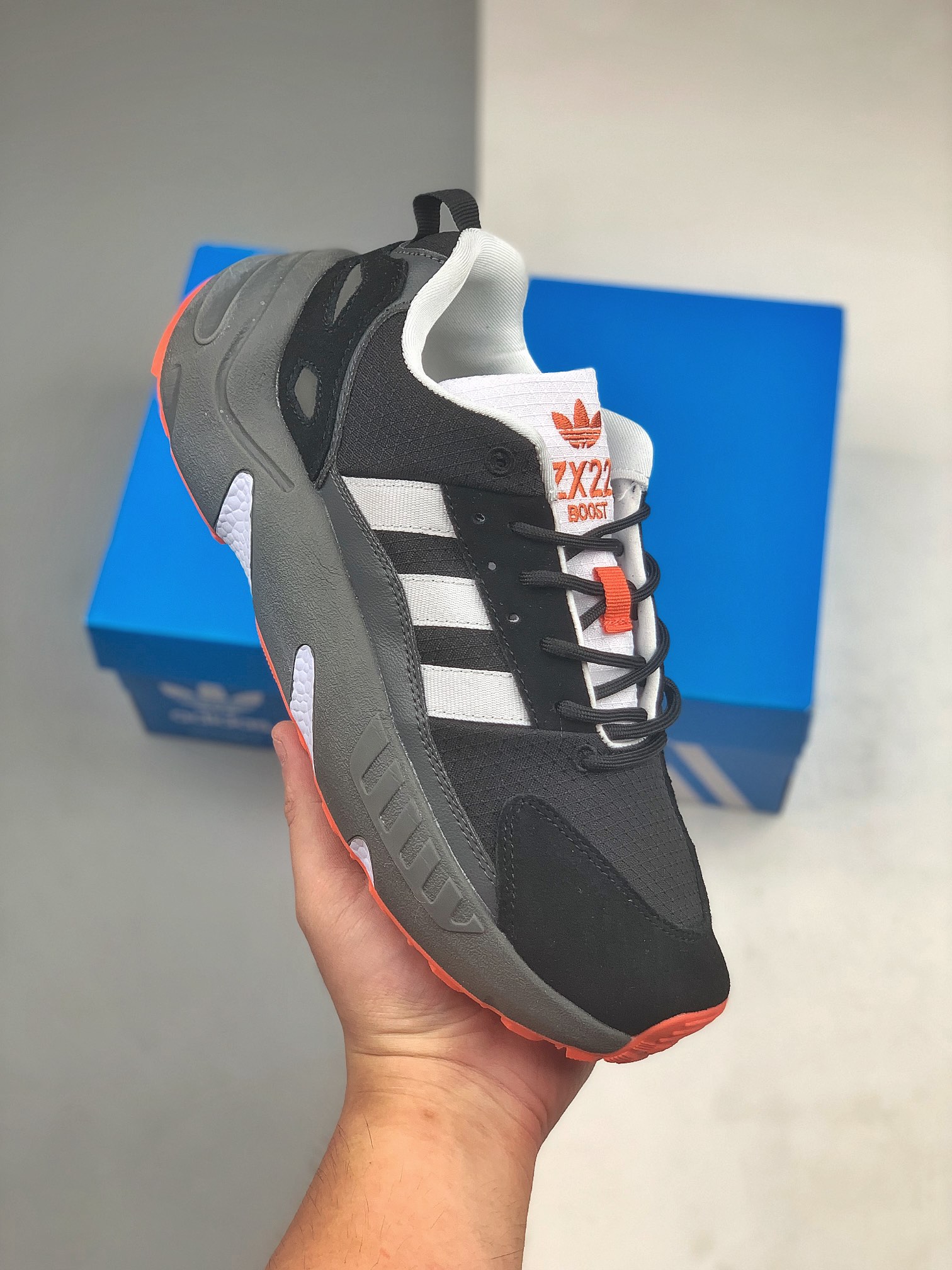 Adidas ZX 22 Boost GX8662 - Black Grey Sneakers | Limited Stock