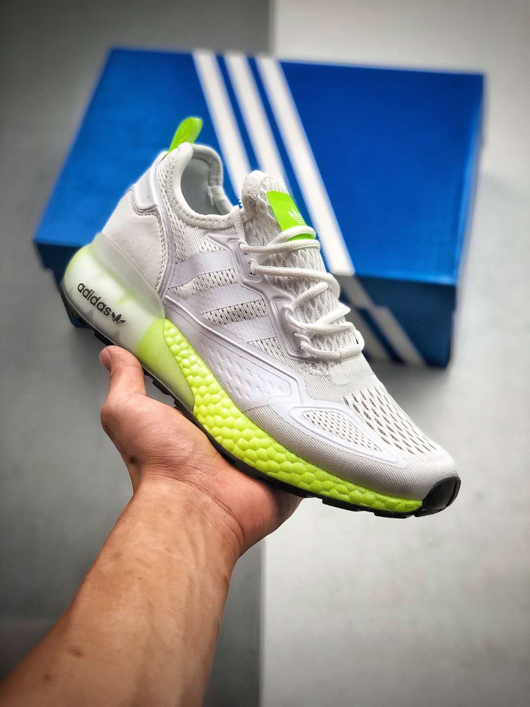 Adidas ZX 2K Boost Cloud White Solar Yellow FW0480 - Shop Now!