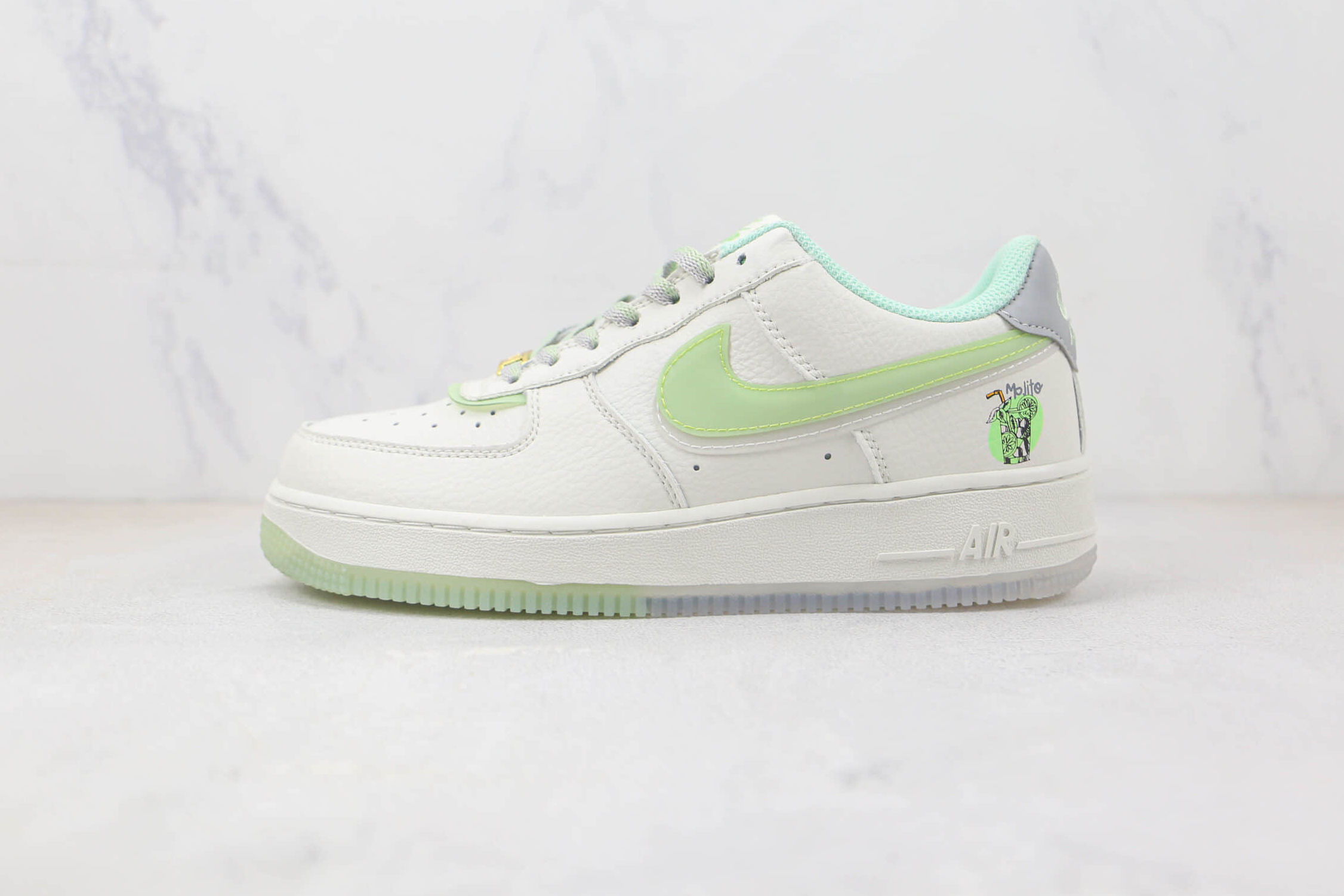 Nike Air Force 1 07 Low Mojito Green Grey White CW1574-802 | Ideal Blend of Style and Comfort