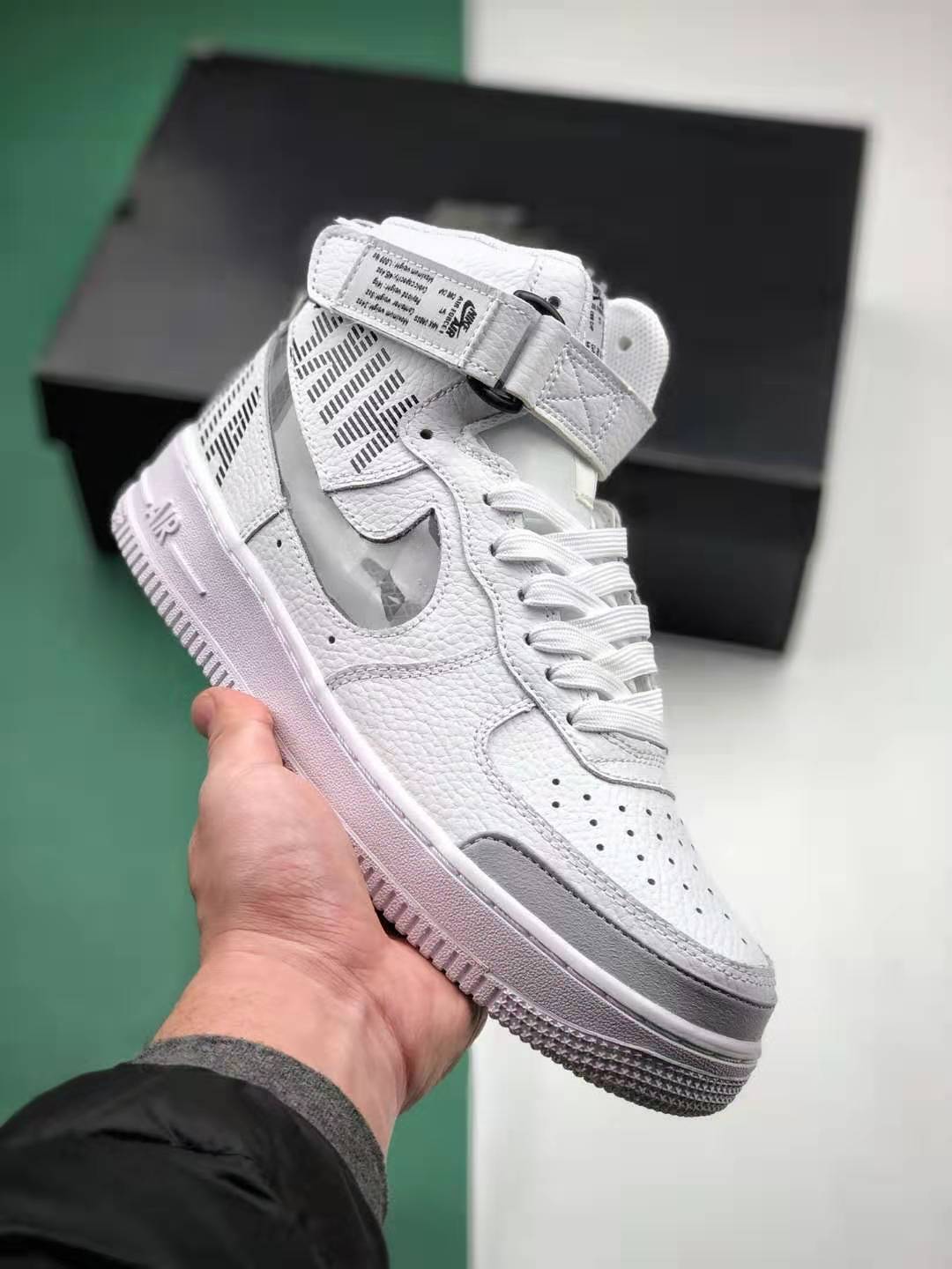 Nike Air Force 1 High Under Construction White CQ0449-100 - Stylish and Innovative Sneakers