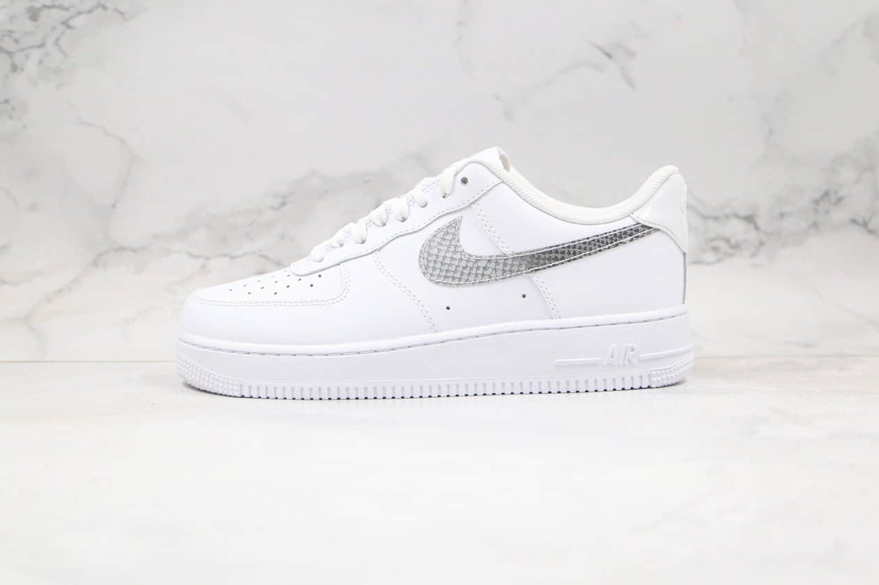 Nike Air Force 1 Low 'Blue Snakeskin' CW7567-100 - Stylish and Iconic Sneakers in Cool Blue