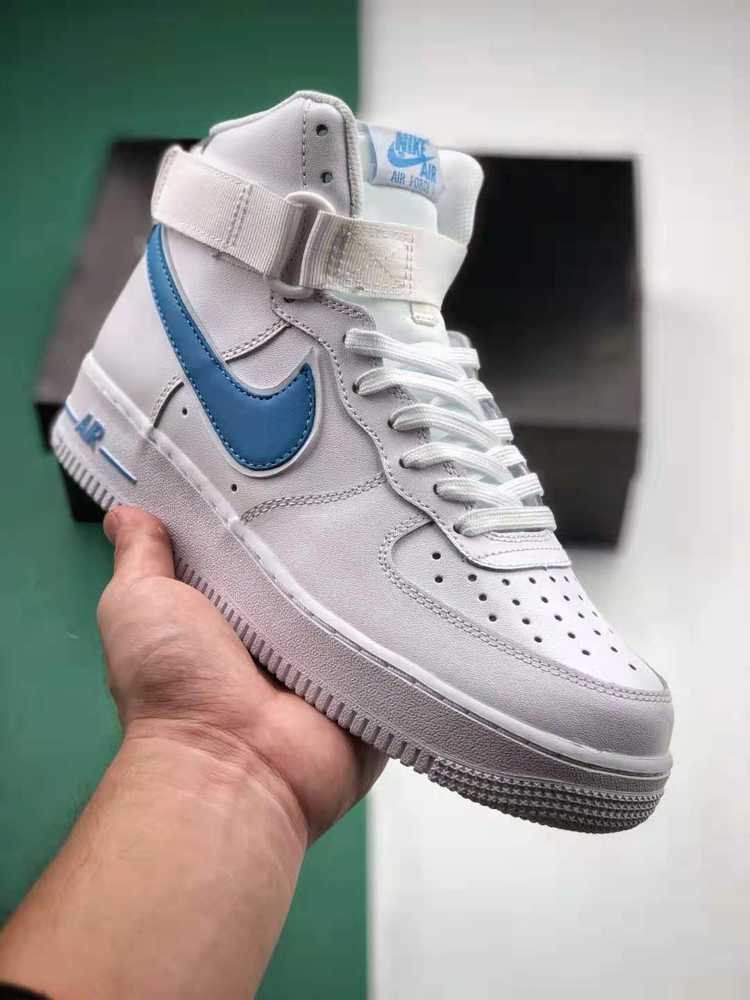 Nike Air Force 1 High '07 Photo Blue AT4141-102 - Stylish and Versatile Footwear