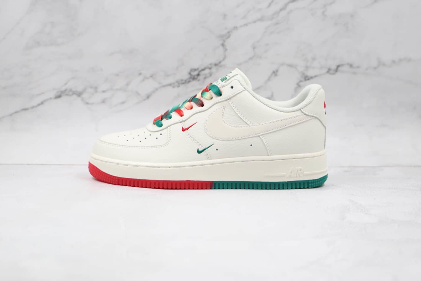 Nike Air Force 1 Low 07 White Green University Red BU6638-180 - Shop Now