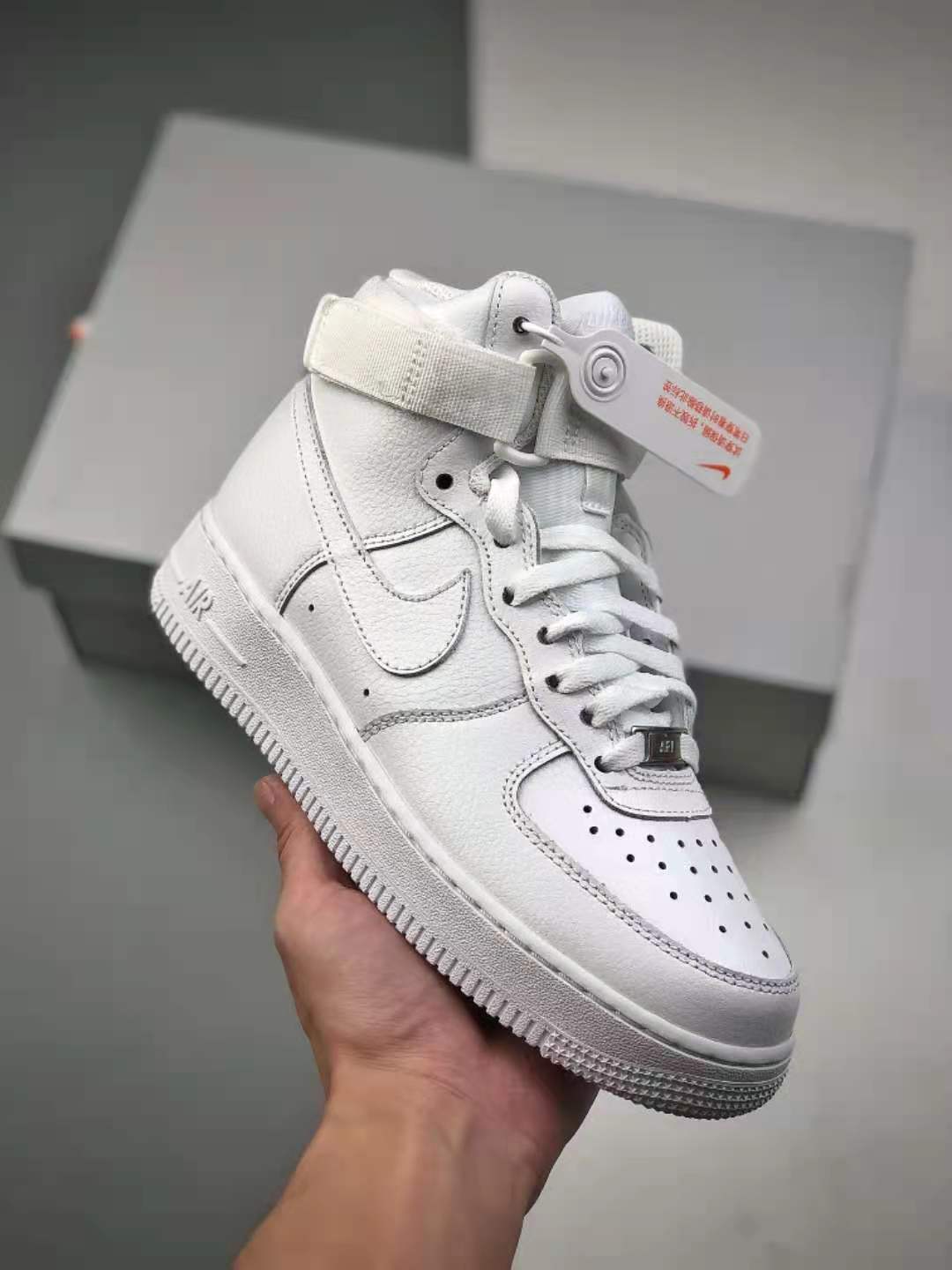 Nike Air Force 1 High Triple White 334031-105 - Classic Style and Crisp All-White Appeal