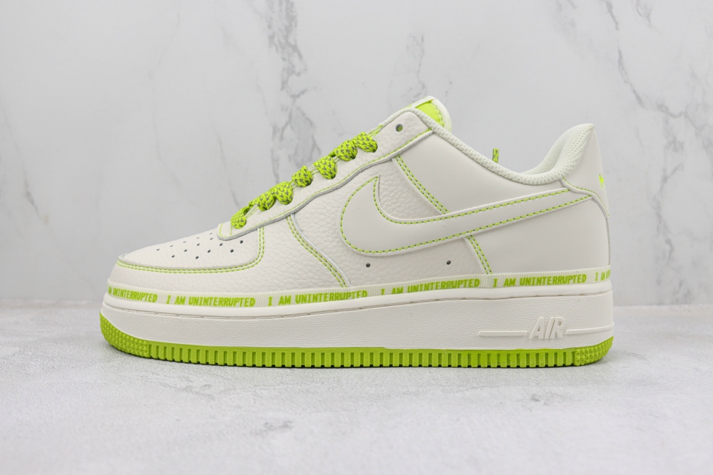 Uninterrupted x Nike Air Force 1 07 Low | Rice White Green | LJ2322-568
