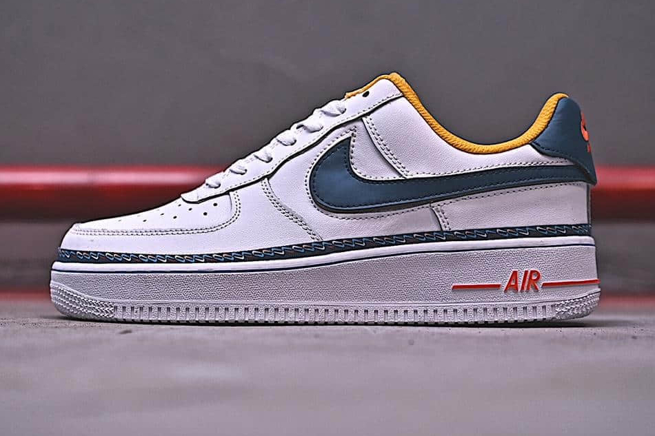 Nike Air Force 1 Low 'Overbranding White Red Blue' CD7339-100