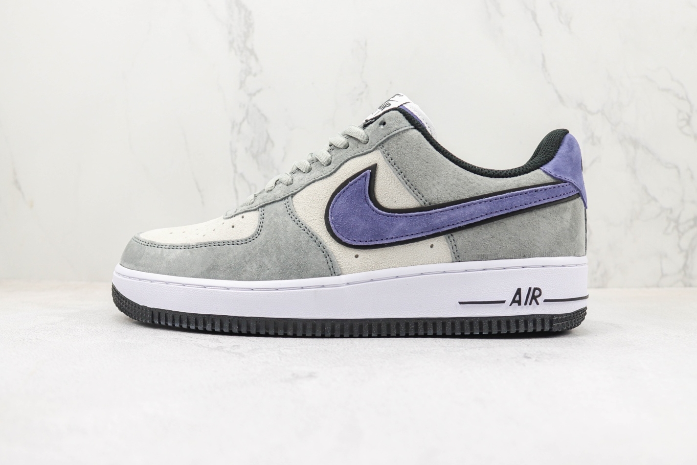 Nike Air Force 1 07 Low Suede Grey Purple White HH9636