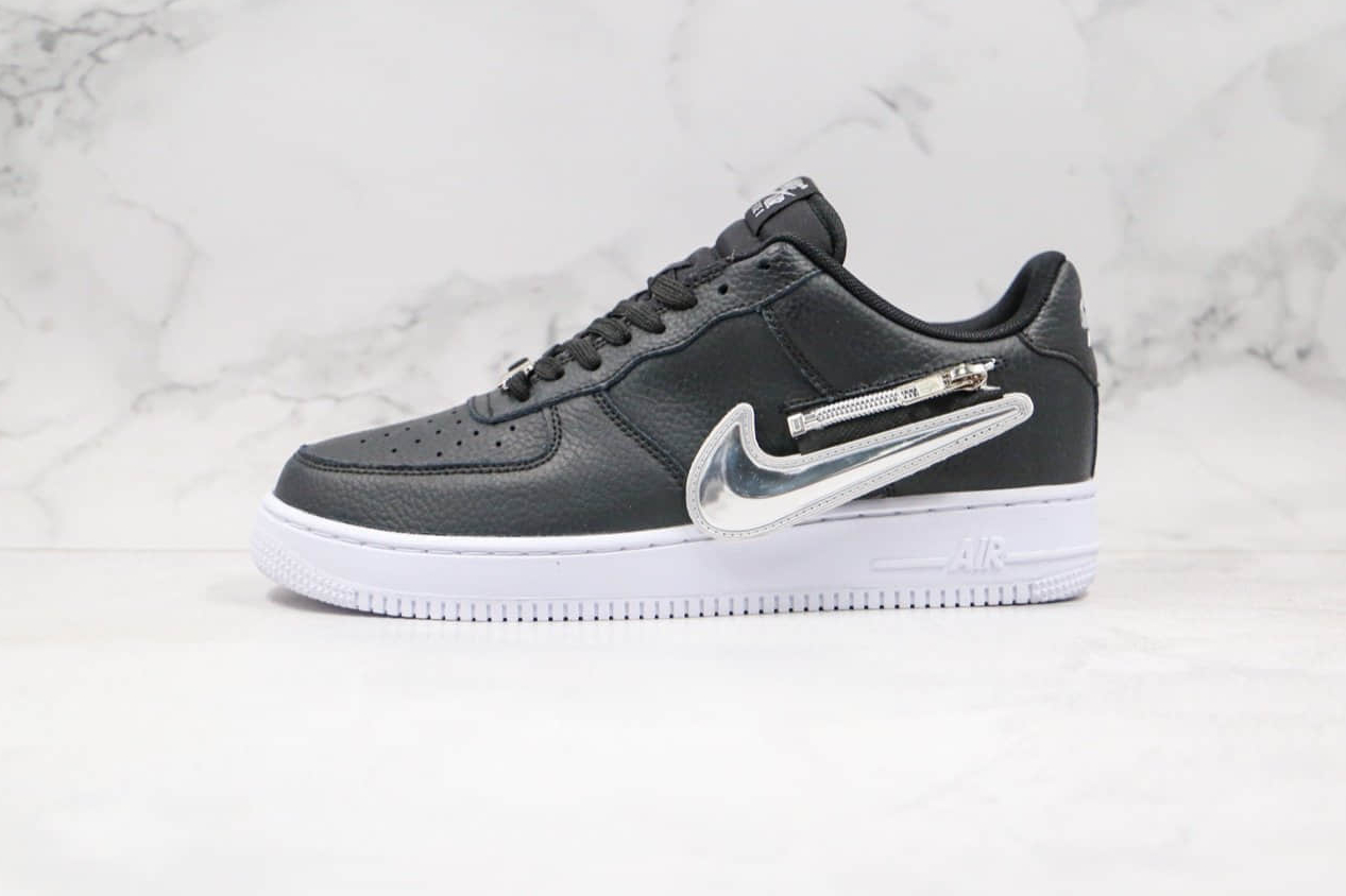 Nike Air Force 1 '07 Premium 'Silver Swoosh' CW6558-001 - Shop Now for Sleek Style!