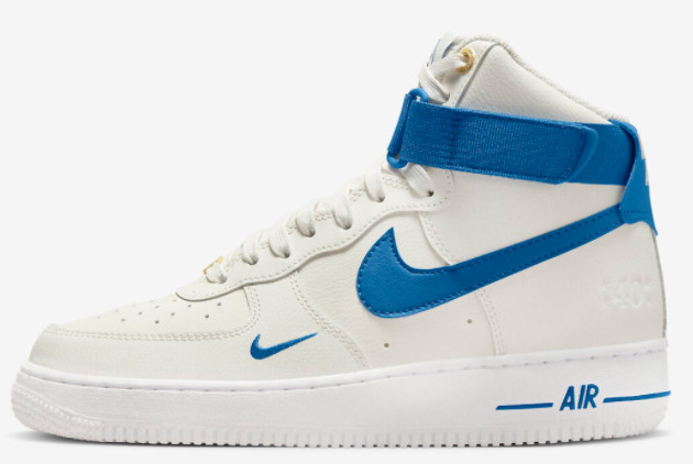 Nike Air Force 1 High White Blue DQ7584-100 - Latest Release, Authentic & Stylish Footwear