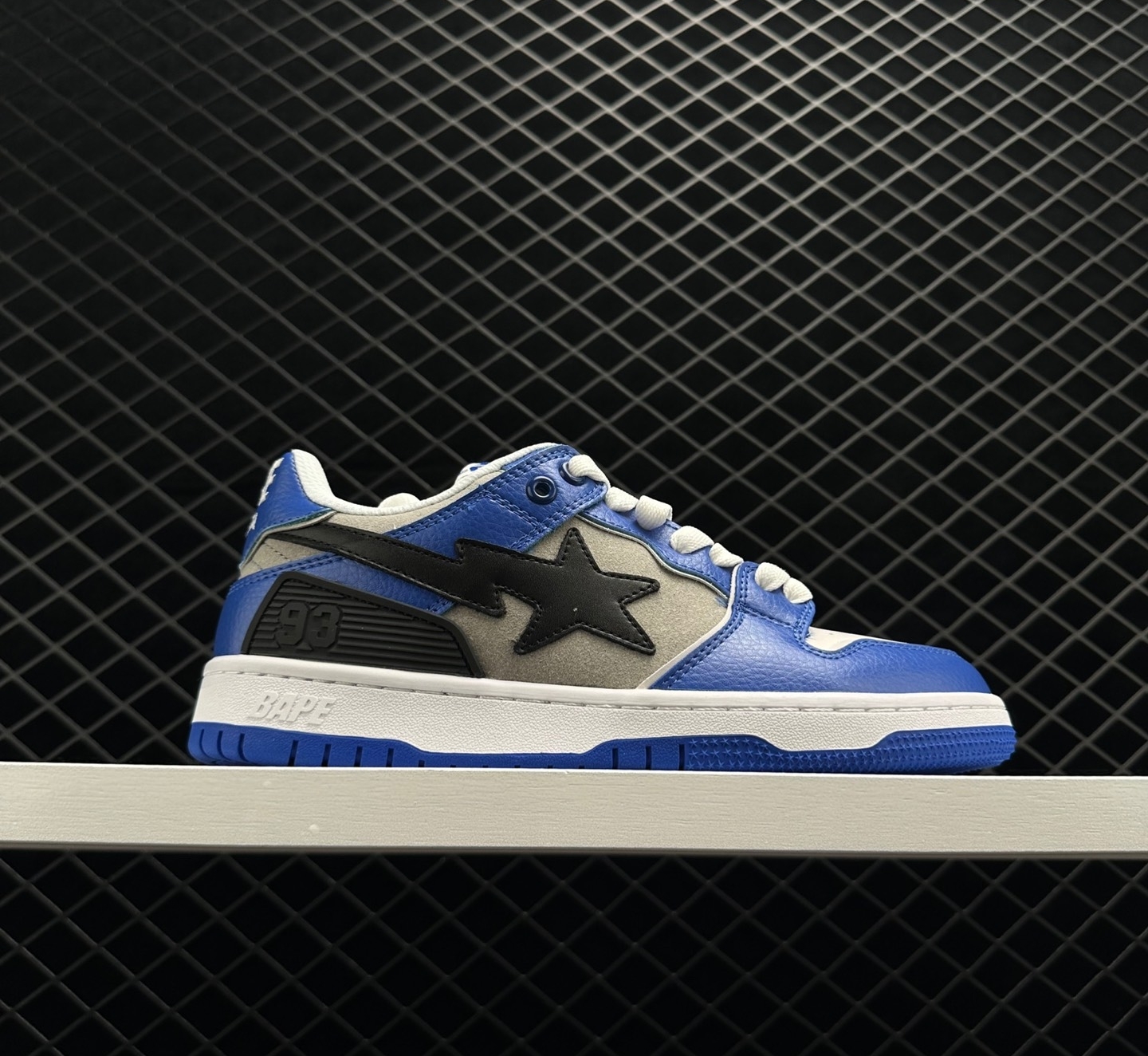 A Bathing Ape Bape SK8 Sta Blue Grey - Stylish Streetwear Sneakers