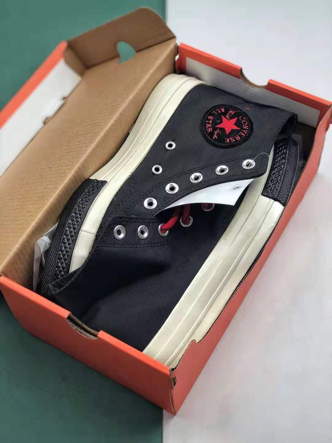 Converse Chuck 1970s Hi Red Black Sneakers - Limited Edition