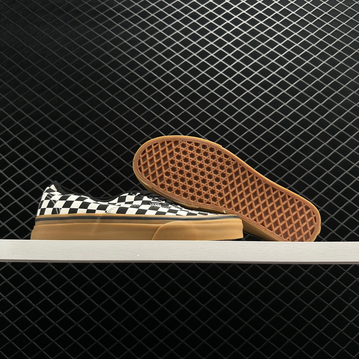 Vans Authentic Checkerboard Black Gum - VN0004MKIBB | Stylish and Classic Design