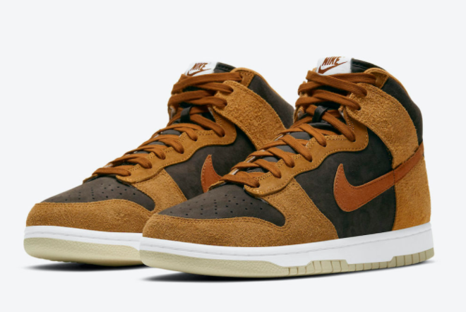 Nike Dunk High PRM 'Dark Russet' DD1401-200: A Classic Sneaker with Stylish and Earthy Tones