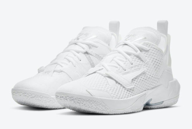 Jordan Why Not Zer0.4 'Triple White' CQ4230-101 - Lightweight Performance Sneakers for Unmatched Style