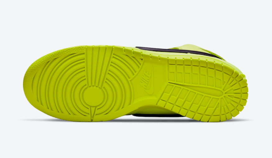 Nike AMBUSH x Dunk High 'Flash Lime' CU7544-300 - Stylish Collaboration with Vibrant Green Accents