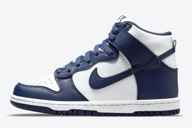 Nike Dunk High GS Navy/White DB2179-104 - Shop the Latest Nike Dunk High GS Navy/White DB2179-104 Online - Limited Stock Available