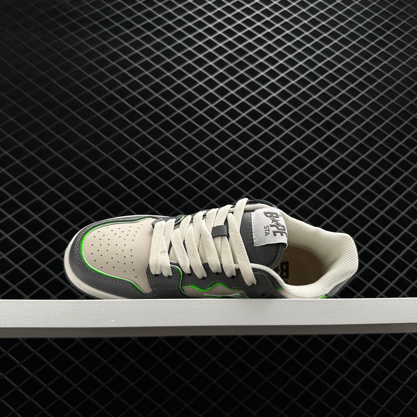 A Bathing Ape Bape SK8 Sta Grey Green - Stylish and Trendy Sneakers