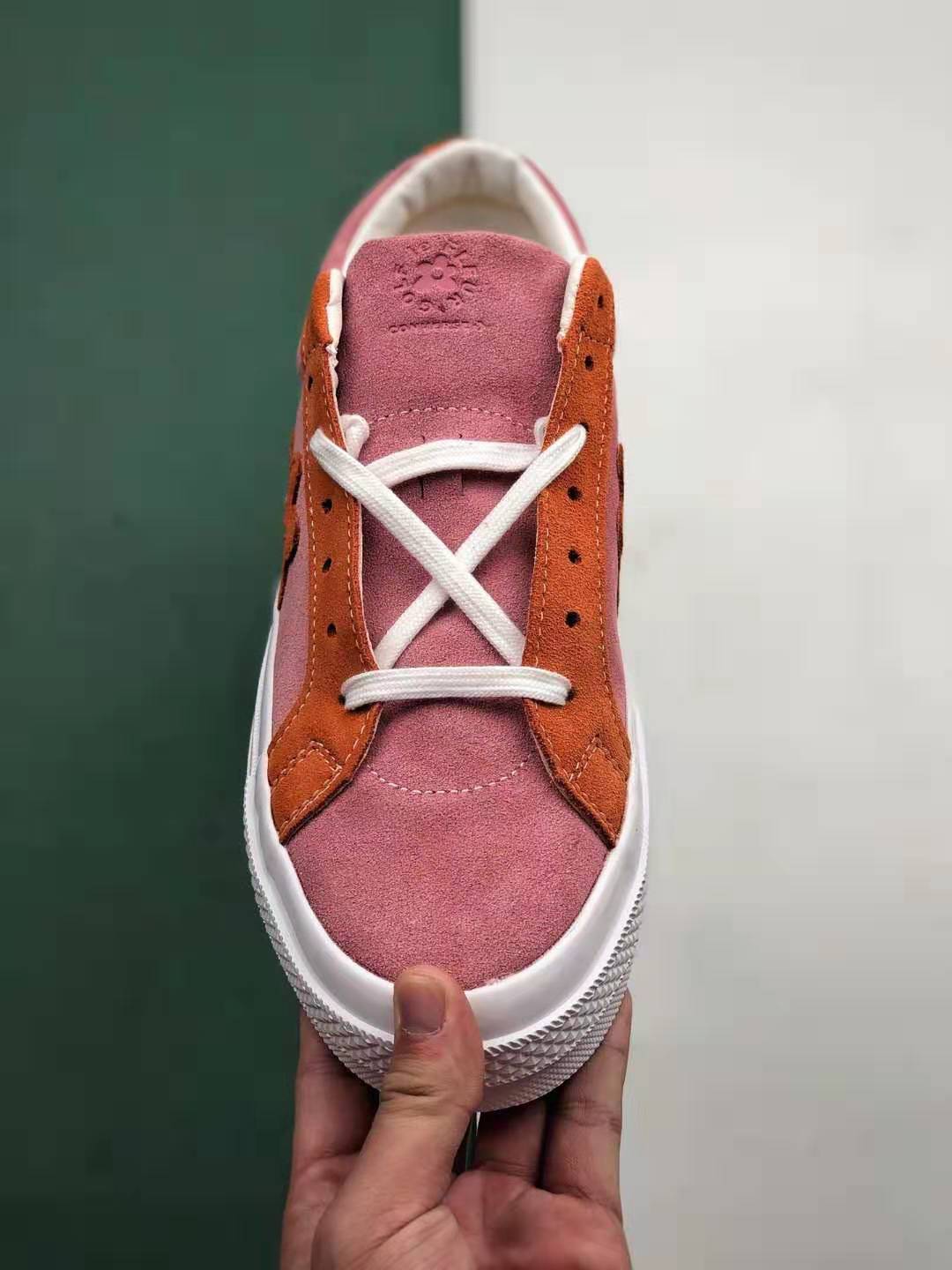 Converse One Star Ox Tyler the Creator Golf Le Fleur Pink Orange 162125C - Unique Style and Vibrant Colors | Free Shipping