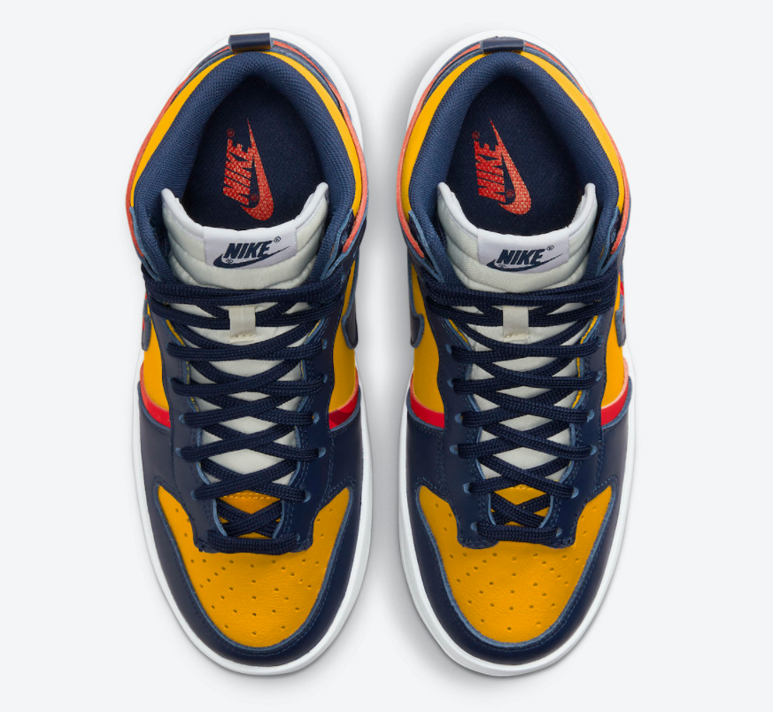 Nike Dunk High Up Rebel 'Michigan' DH3718-701 - Stylish and Bold Elevated Sneakers | Free Shipping Available