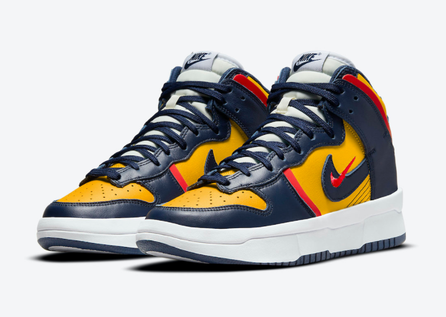Nike Dunk High Up Rebel 'Michigan' DH3718-701 - Stylish and Bold Elevated Sneakers | Free Shipping Available