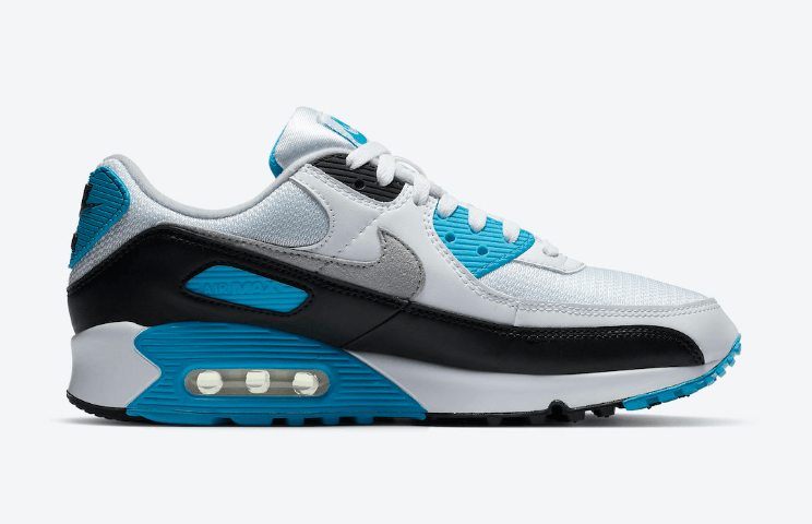 Nike Air Max 90 Retro 'Laser Blue' 2020 CJ6779-100: Classic Style with a Modern Touch