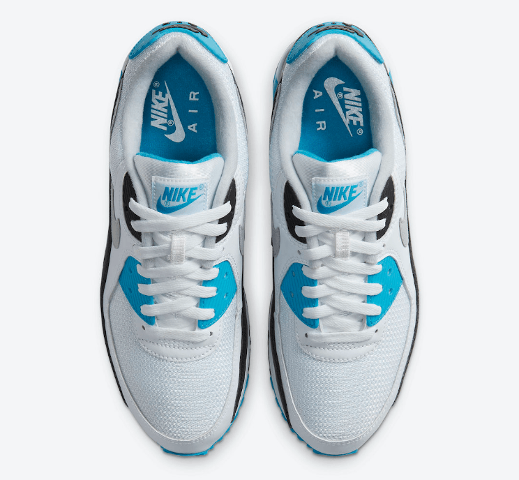 Nike Air Max 90 Retro 'Laser Blue' 2020 CJ6779-100: Classic Style with a Modern Touch