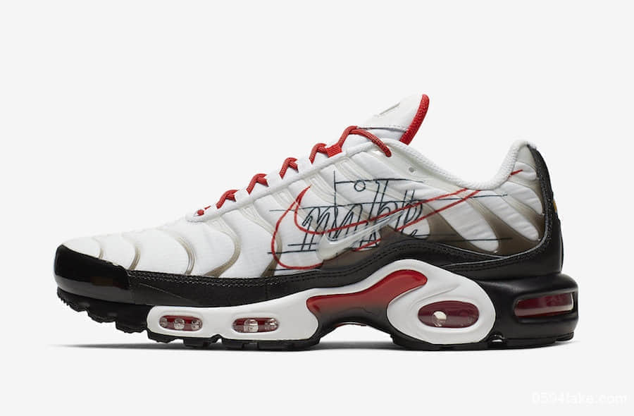 Nike Air Max Plus 'Script Swoosh' CK9392-100 - Authentic Nike Sneakers | Limited Edition