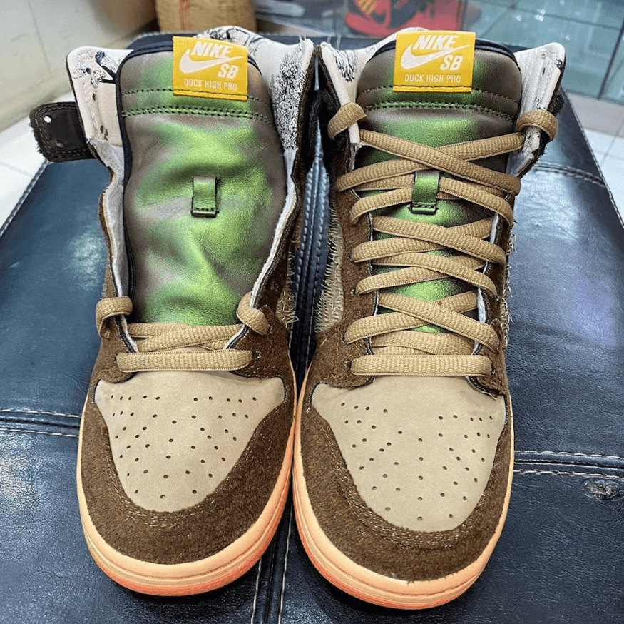 Nike Concepts x Dunk High Pro SB Skateboard 'Duck' DC6887-200 - Limited Edition Skate Shoes
