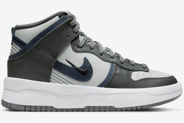 Nike Dunk High Up 'Iron Grey' Iron Grey/Black-Grey Fog-Midnight Navy DH3718-002 - Premium Athletic Shoes