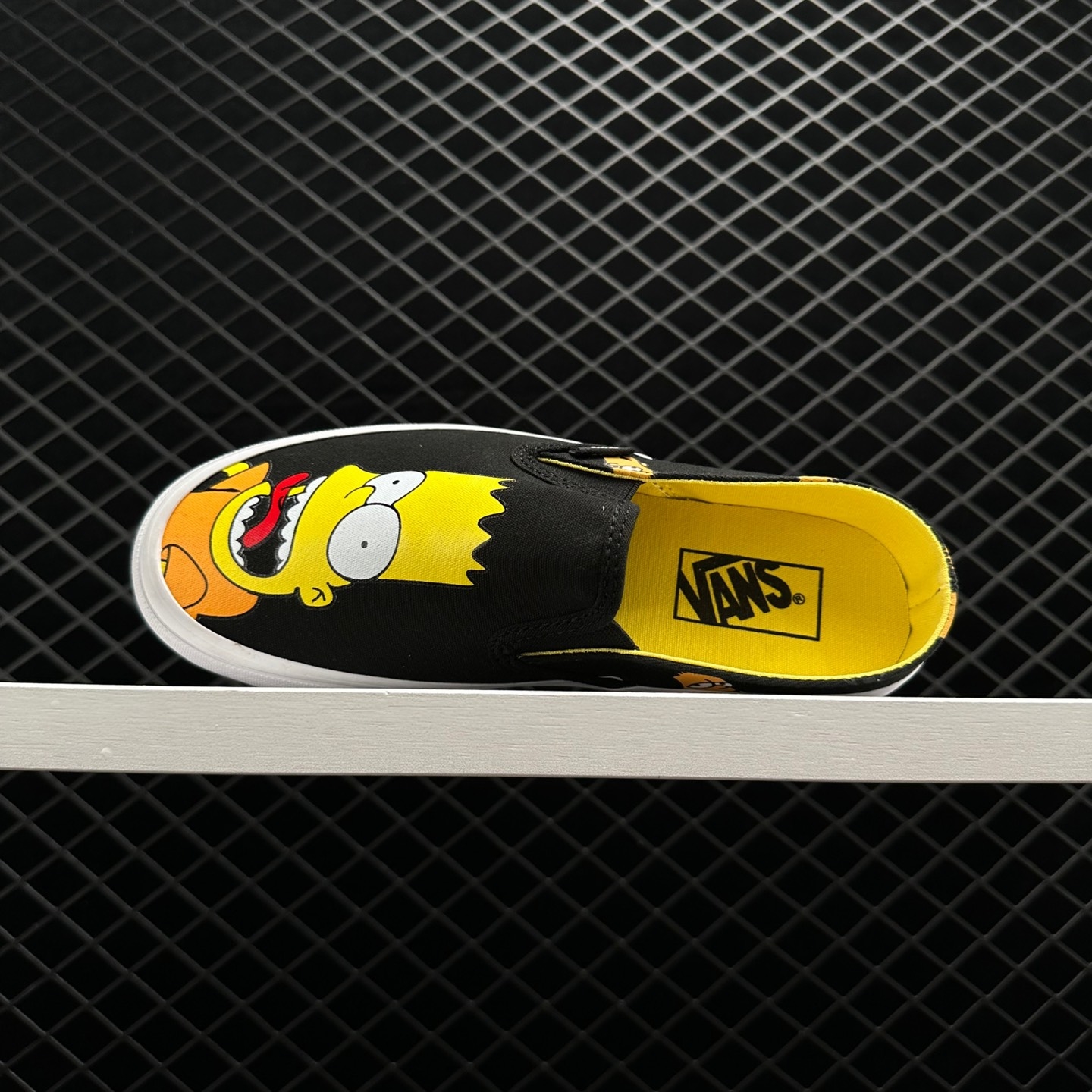 The Simpsons X Vans Slip-On Canvas Shoes in Black - Limited Edition