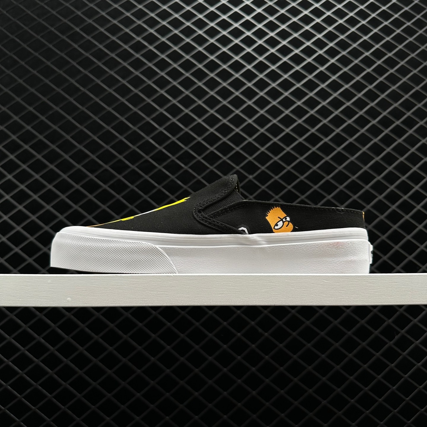 The Simpsons X Vans Slip-On Canvas Shoes in Black - Limited Edition