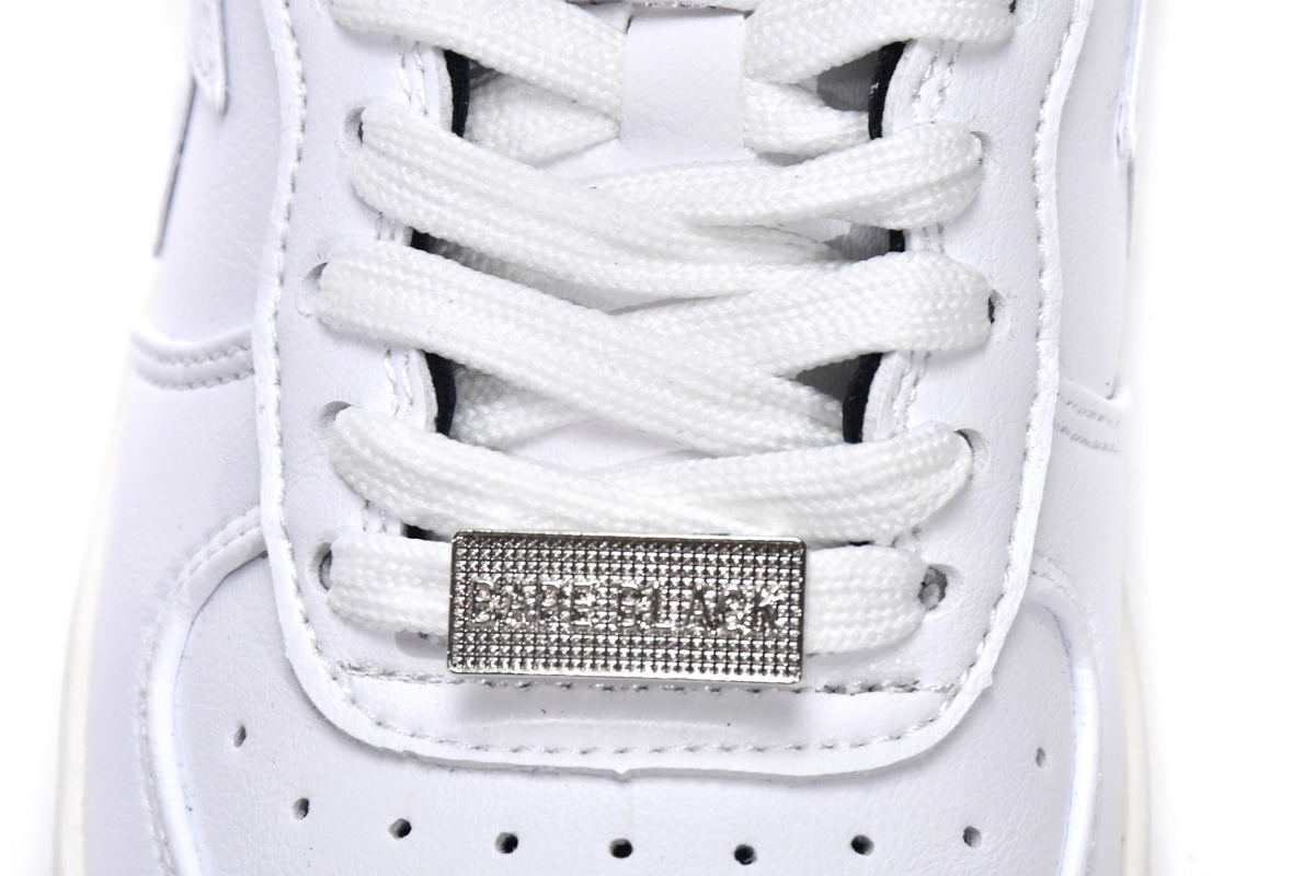 A Bathing Ape Bape Sta Black White Silver 1H70-191-022 | Limited Edition Sneakers