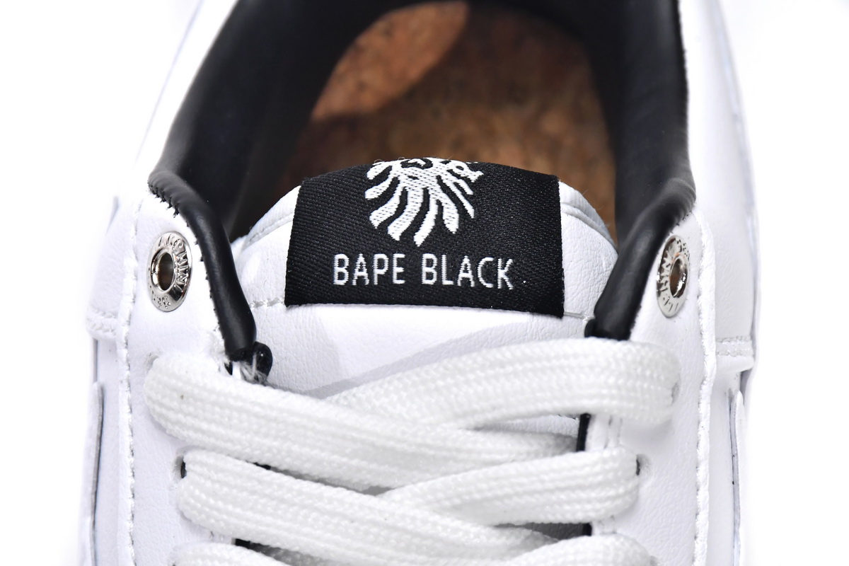 A Bathing Ape Bape Sta Black White Silver 1H70-191-022 | Limited Edition Sneakers