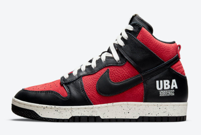 Undercover x Nike Dunk High 'UBA' Gym Red/White-Black DD9401-600 - Stylish and Bold Sneakers