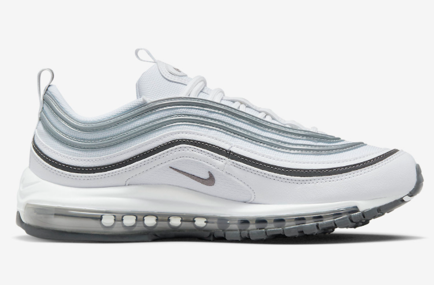 Nike Air Max 97 Low Tops Retro White Gray DX8970-100 - Stylish and Comfortable Sneakers for Men