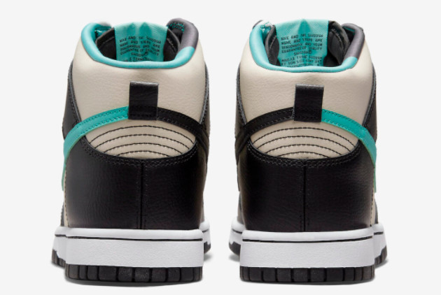 Nike Dunk High EMB Beige/Black-Turquoise DO9455-200: Premium Sneaker for Style Enthusiasts