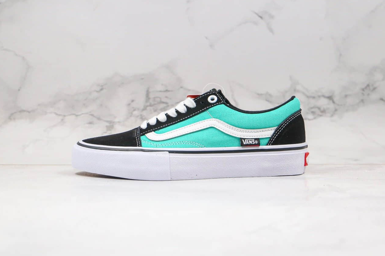 Vans Old Skool Pro Black Green - VN000ZD4W8K | Classic Style for Skateboarding and Casual Wear
