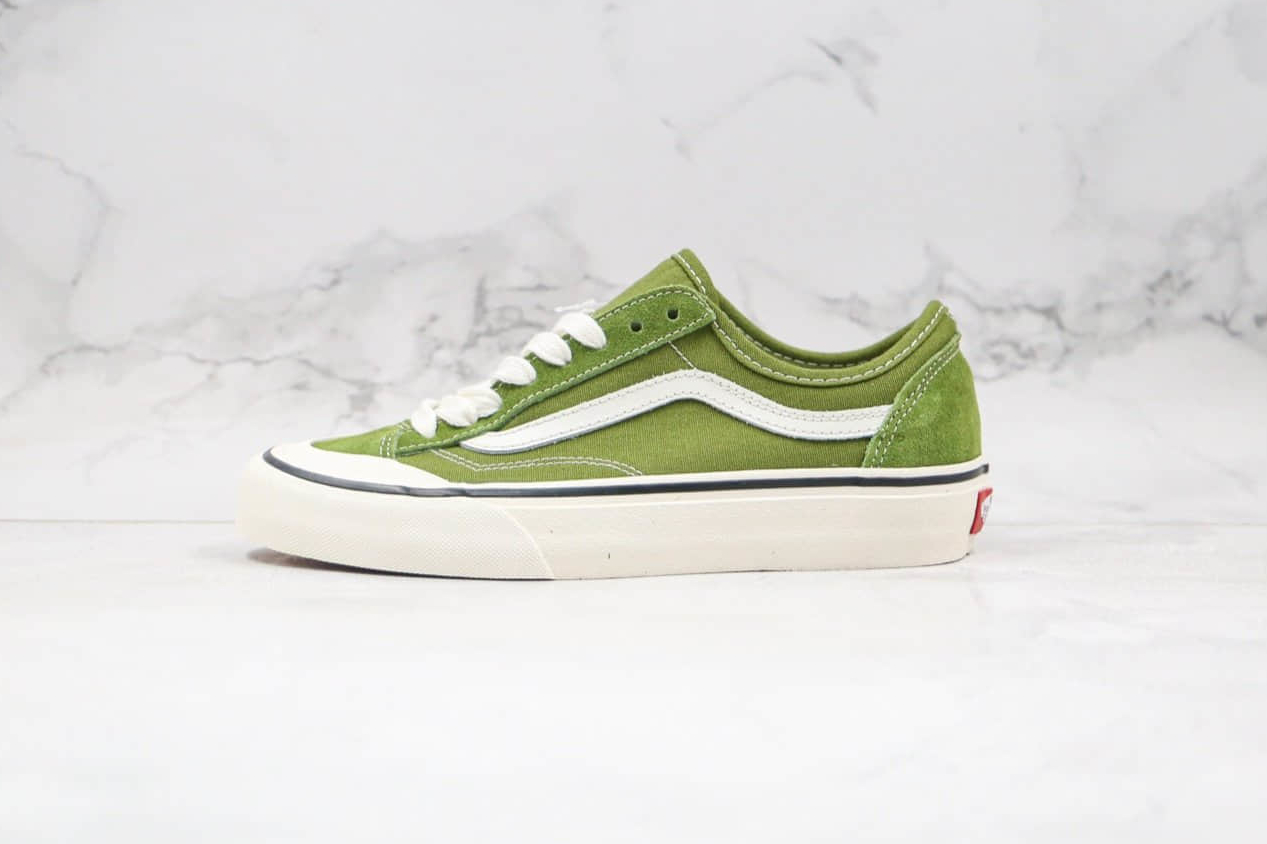 Vans Style 36 Low Top Casual Skate Shoes in Green - Unisex VN0A4BX9E02