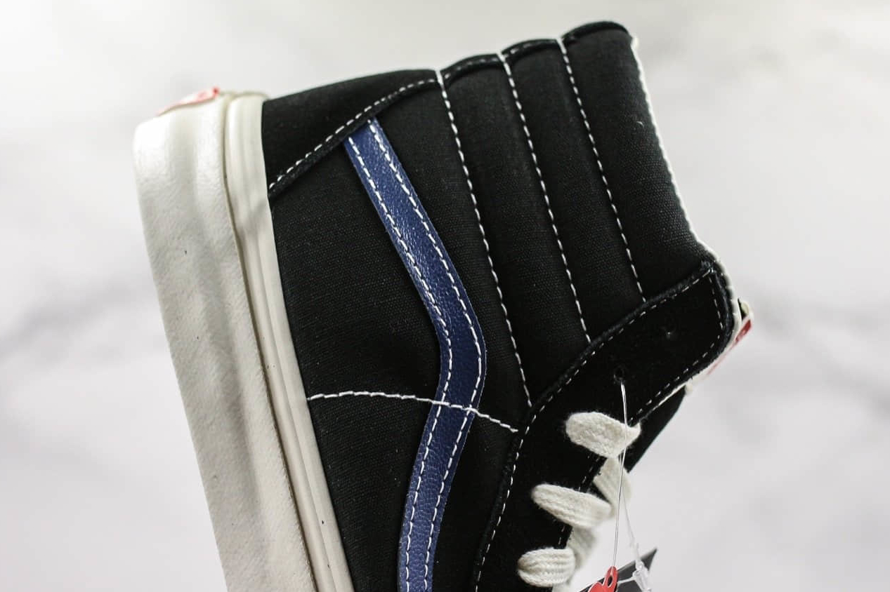 Vans SK8-HI LX Suede Canvas 'Black Dress Blue' - Stylish and Versatile Sneakers