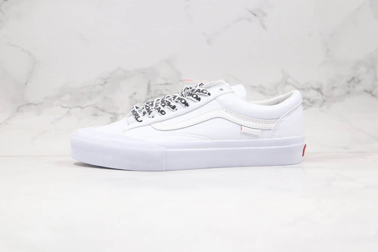 Vans Style 36 Pro World Peace White | VN0A4U3F03S - Order Now!