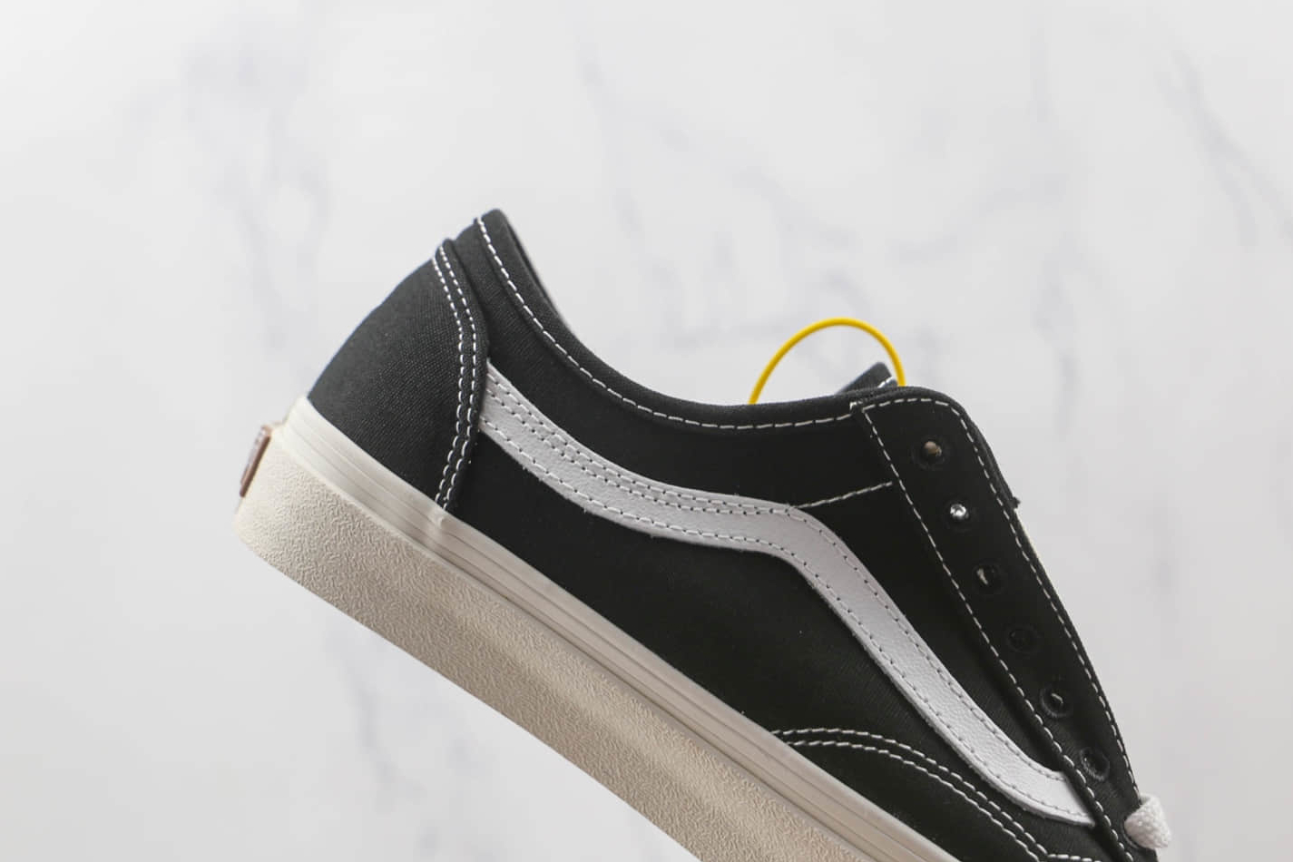 Vans Old Skool Tapered Low-Top Sneakers Black White - Trendy Style!