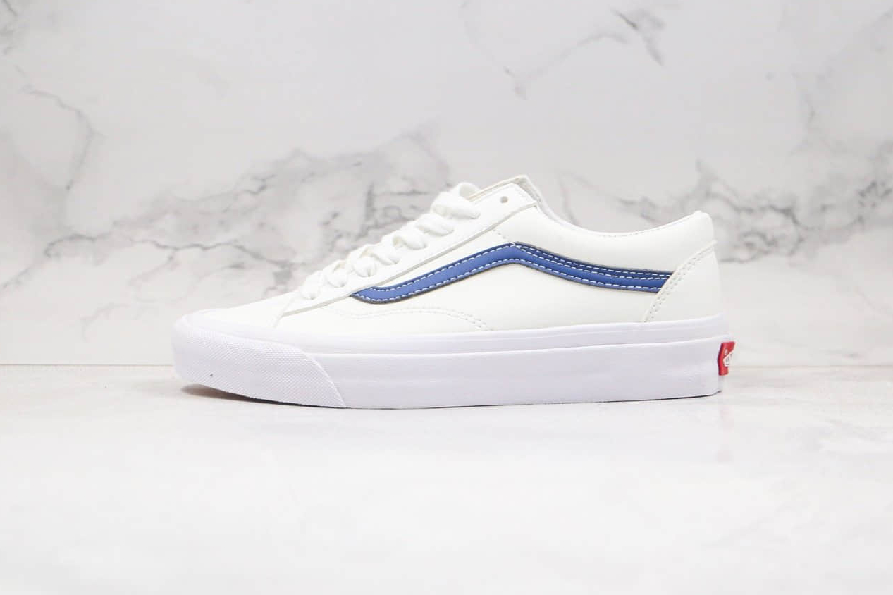 Vans OG Style 36 LX True White Blue | VN0A4BVE21B | Authentic Sneakers
