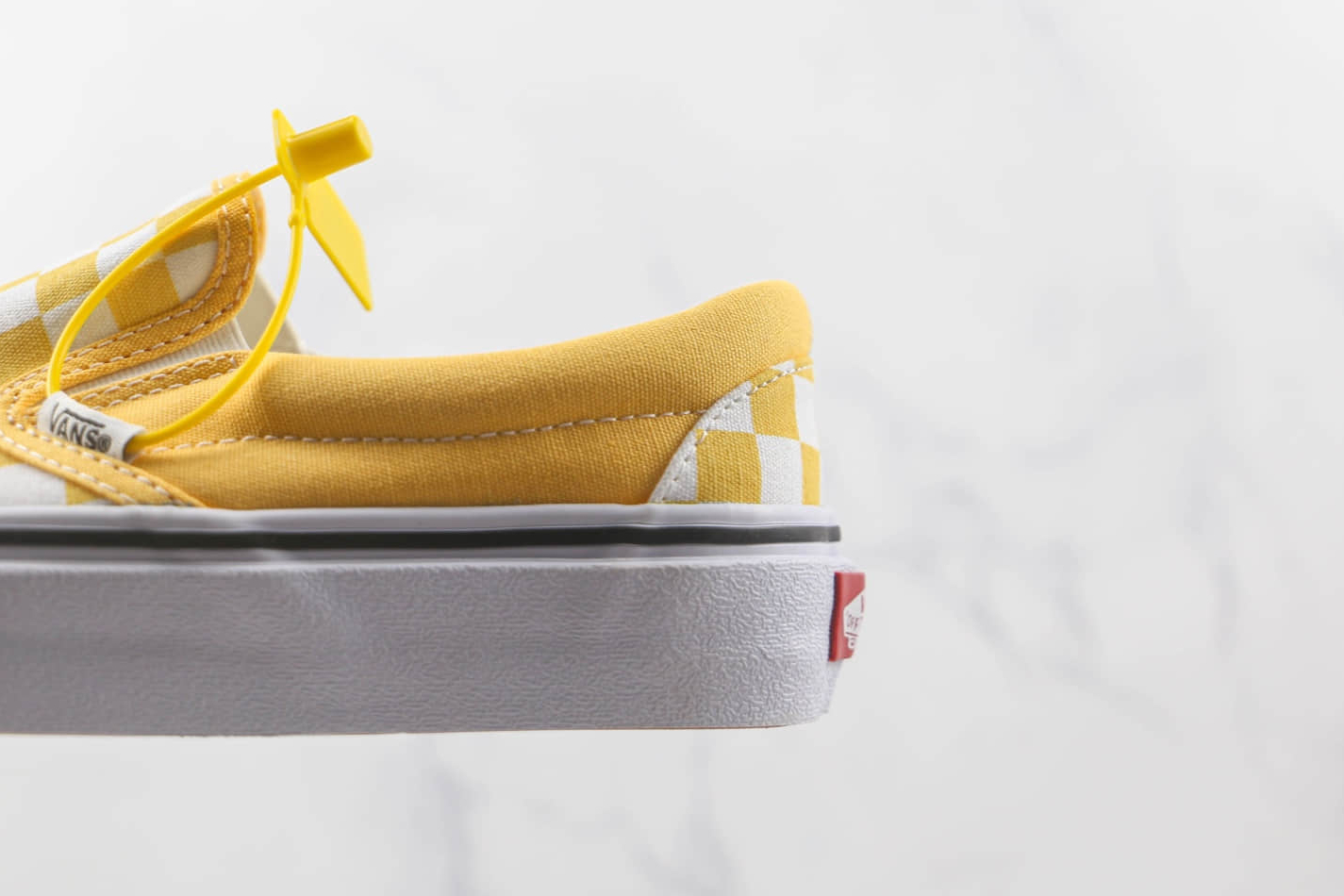 Vans Classic Slip-On 'Checkerboard - Cyber Yellow' VN0A33TB42Z: Stylish Slip-On Shoes for Men - Limited Stock