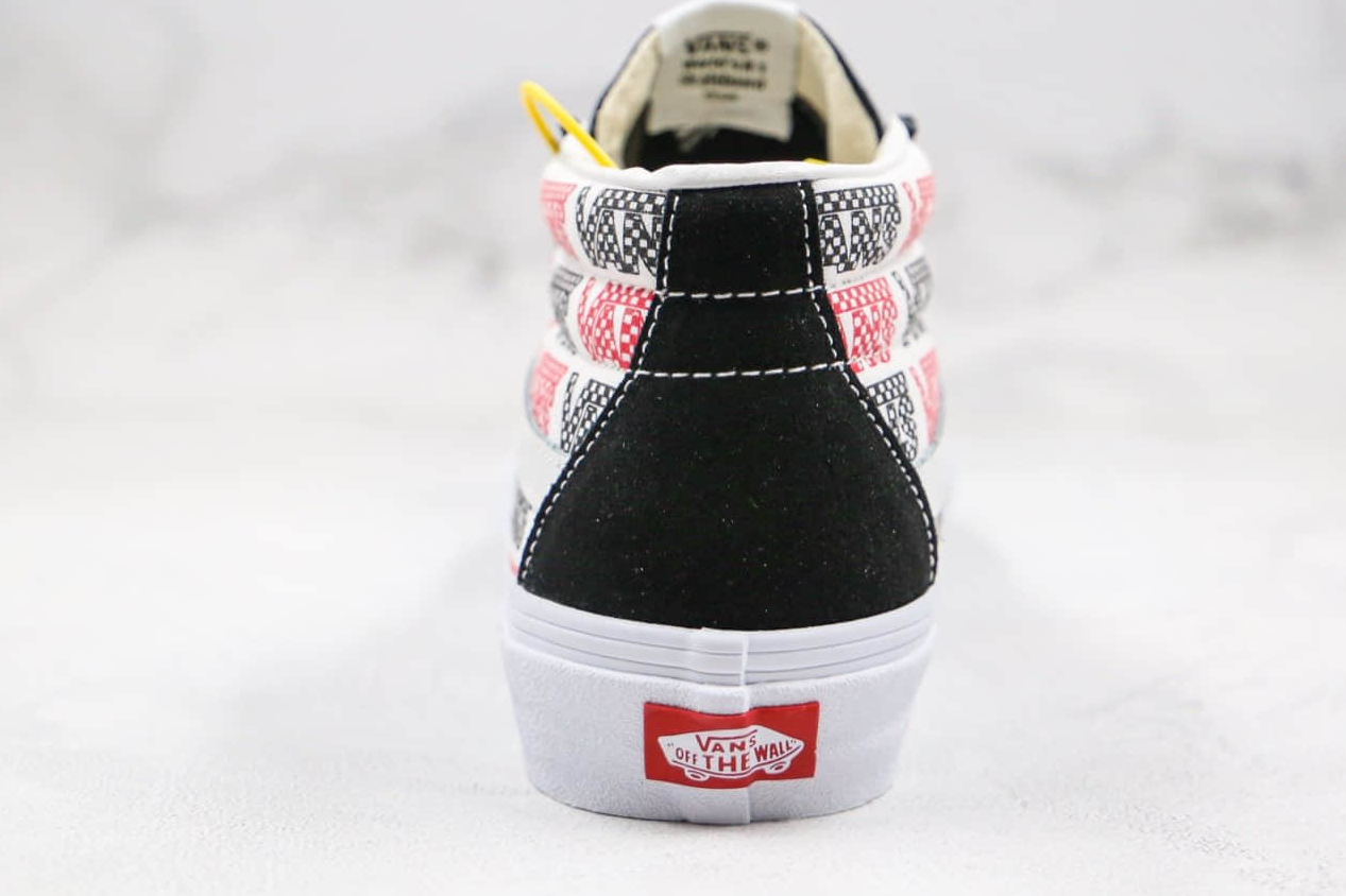Vans SK8-Mid Reissue Black And White VN0A391F2BQ - Iconic Street Style for Every Wardrobe