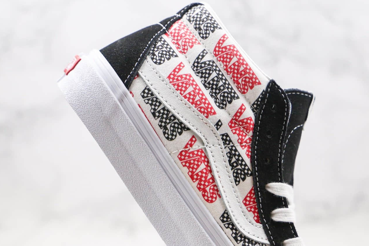 Vans SK8-Mid Reissue Black And White VN0A391F2BQ - Iconic Street Style for Every Wardrobe
