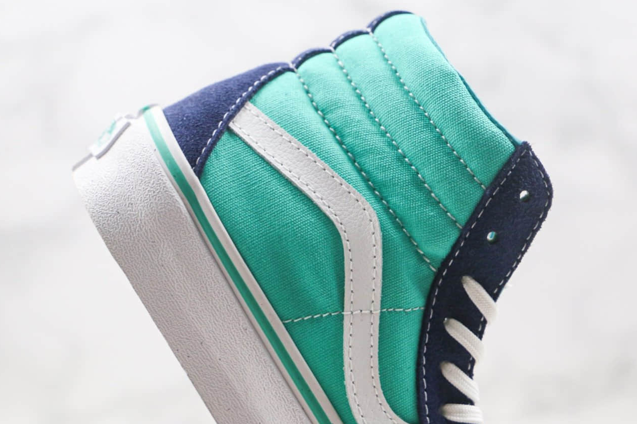 Vans SK8-Mid Reissue Black-Green 'Blue Green' Sneakers - Limited Edition