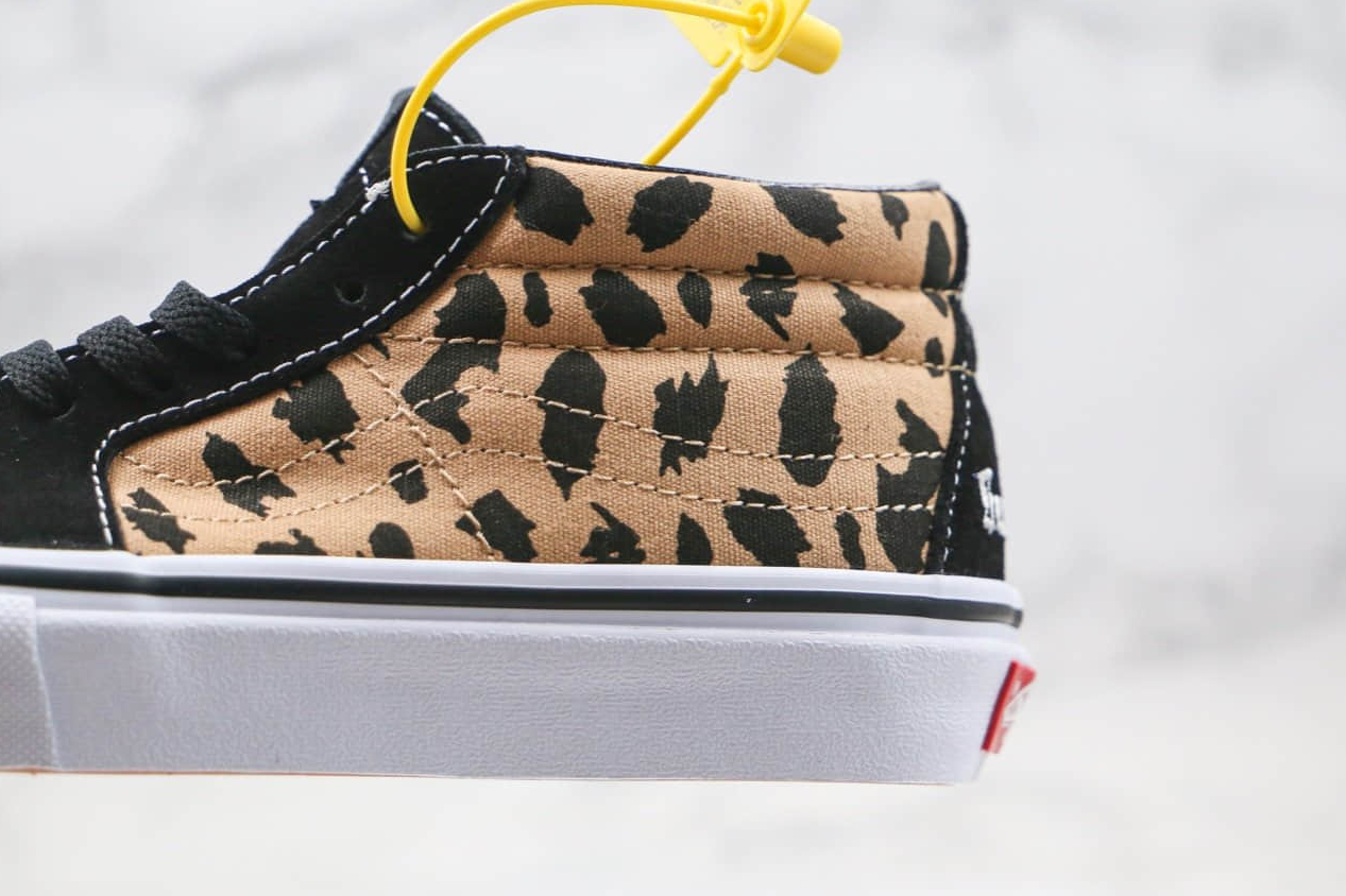 Vans Supreme x Sk8-Mid Pro 'Cheetah Velvet' VN0A347UOPM: Wild Style for Your Feet