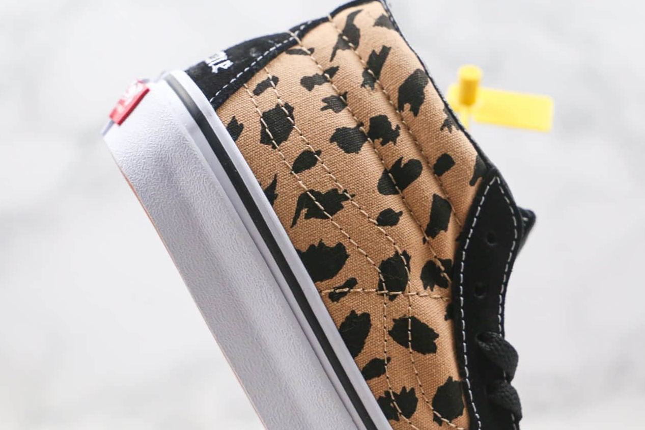 Vans Supreme x Sk8-Mid Pro 'Cheetah Velvet' VN0A347UOPM: Wild Style for Your Feet