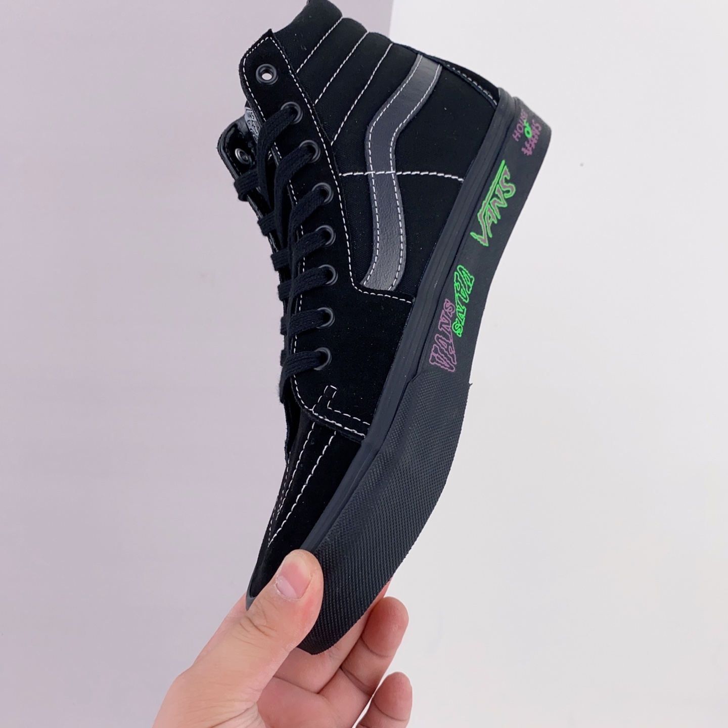 Vans SK8-HI Black Green Sneakers - Latest Release | Limited Edition